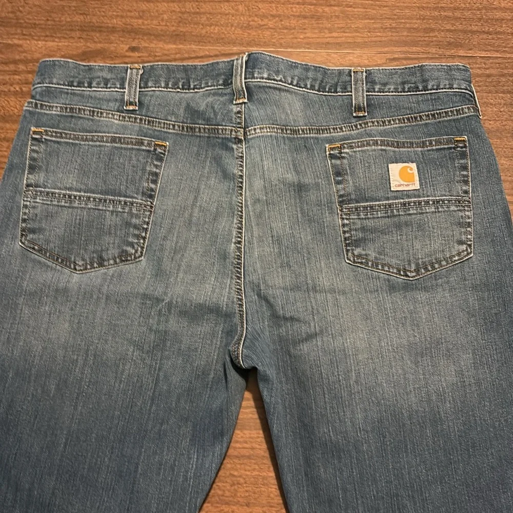 Carhartt 42x30 Rugged Flex Denim Jeans Relaxed Seat Thigh Straight Leg